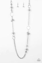 Load image into Gallery viewer, Pageant Princess Silver Necklace