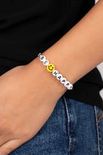 Load image into Gallery viewer, I Love Your Smile White Pull Cord Bracelet
