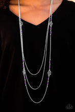 Load image into Gallery viewer, Love Every Day Purple Necklace