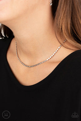 When in Chrome Silver Choker