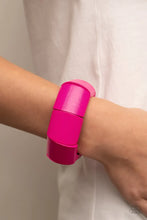 Load image into Gallery viewer, Coconut Cove Pink Wood Bracelet