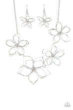 Load image into Gallery viewer, Flower Garden Fashionista Silver Necklace
