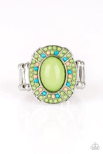 Load image into Gallery viewer, Colorfully Rustic Green Ring