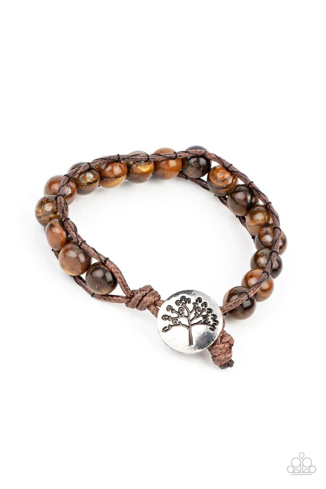Seasonal Bounty Brown Urban Bracelet