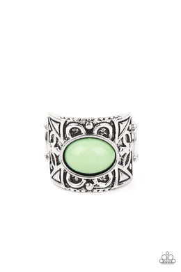 Bubbly Bonanza Green Ring