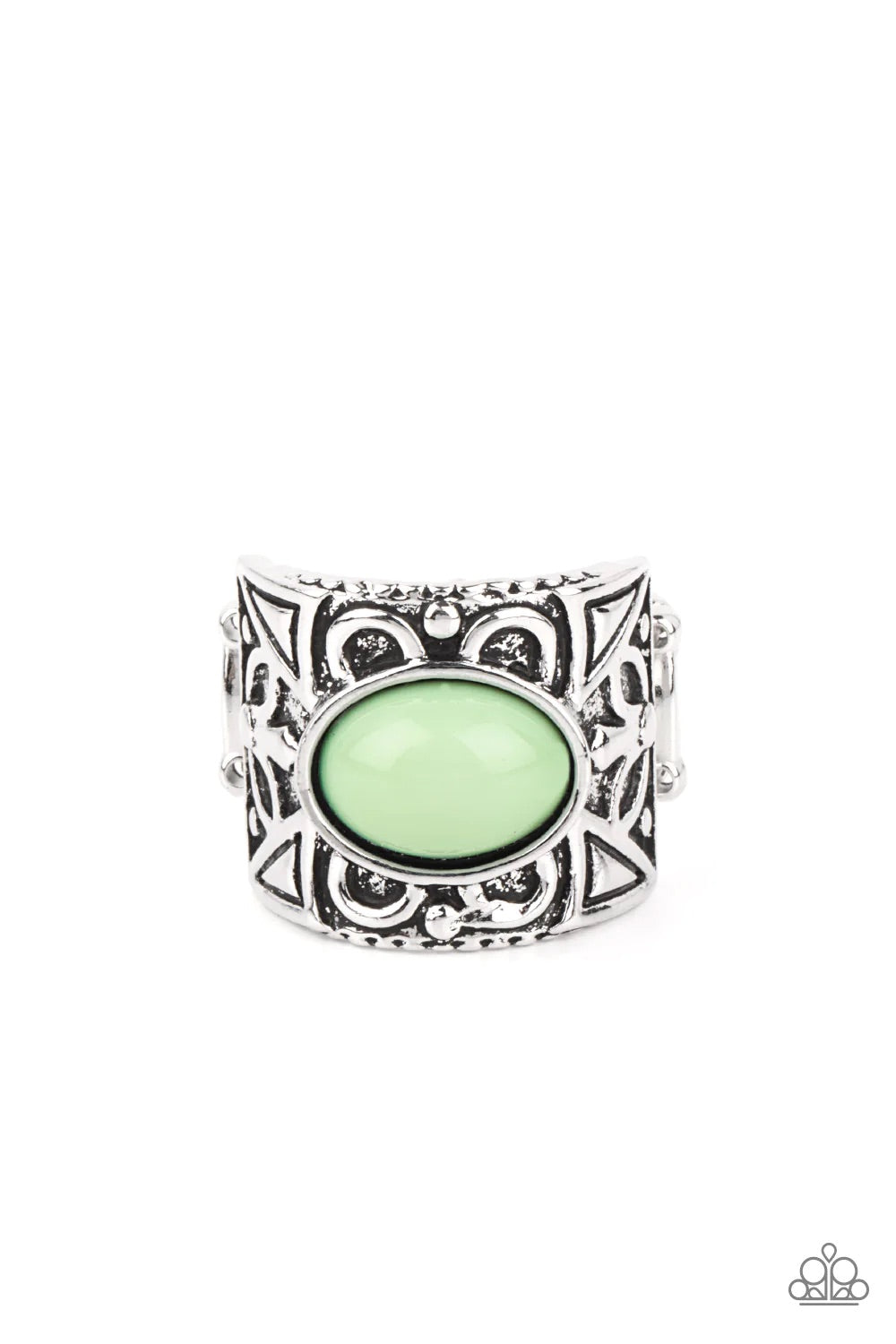 Bubbly Bonanza Green Ring