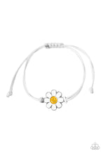 Load image into Gallery viewer, Daisy Little Thing White Pull Cord Bracelet