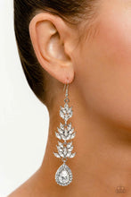 Load image into Gallery viewer, Water Lily Whimsy White Earrings