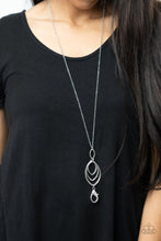 Load image into Gallery viewer, Dizzying Definition Silver Lanyard
