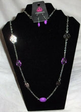Load image into Gallery viewer, Glossy Glamorous Purple Necklace