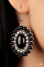 Load image into Gallery viewer, Dolled Up Dazzle Black Earrings