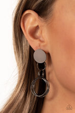 Load image into Gallery viewer, Industrialized Fashion Black Earrings