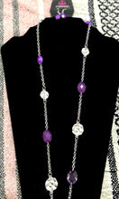 Load image into Gallery viewer, Glossy Glamorous Purple Necklace