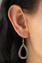 Load image into Gallery viewer, Teardrop Tempest Silver Necklace