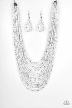 Load image into Gallery viewer, Rio Rainforest White Seed Bead Necklace