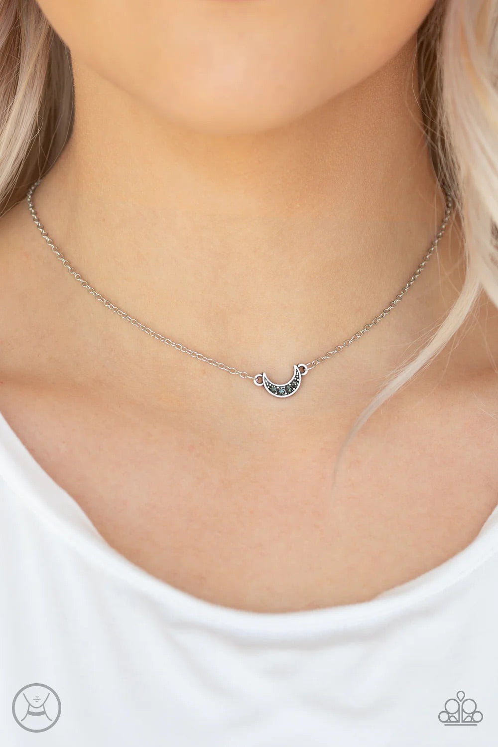 Promise the Moon Silver Choker