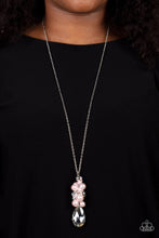 Load image into Gallery viewer, Drip Drop Dazzle Pink Necklace