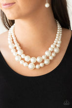 Load image into Gallery viewer, The More the Modest White Necklace