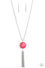 Load image into Gallery viewer, Prismatically Polygon Pink Necklace