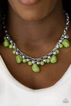 Load image into Gallery viewer, Paleo Princess Green Necklace