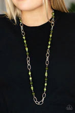Load image into Gallery viewer, Tea Party Tango Green Necklace
