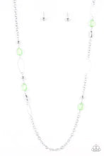 Load image into Gallery viewer, Sheer as Fate Green Necklace