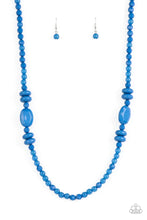 Load image into Gallery viewer, Tropical Tourist Blue Necklace