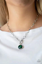 Load image into Gallery viewer, She Sparkles On Green Necklace