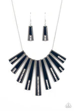 Load image into Gallery viewer, Fan-tastically Deco Blue Necklace