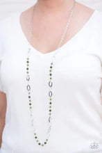 Load image into Gallery viewer, Sparkling Sophistication Green Necklace
