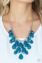 Load image into Gallery viewer, Front Row Flamboyance Blue Necklace
