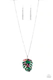 Load image into Gallery viewer, Prismatic Palms Green Necklace