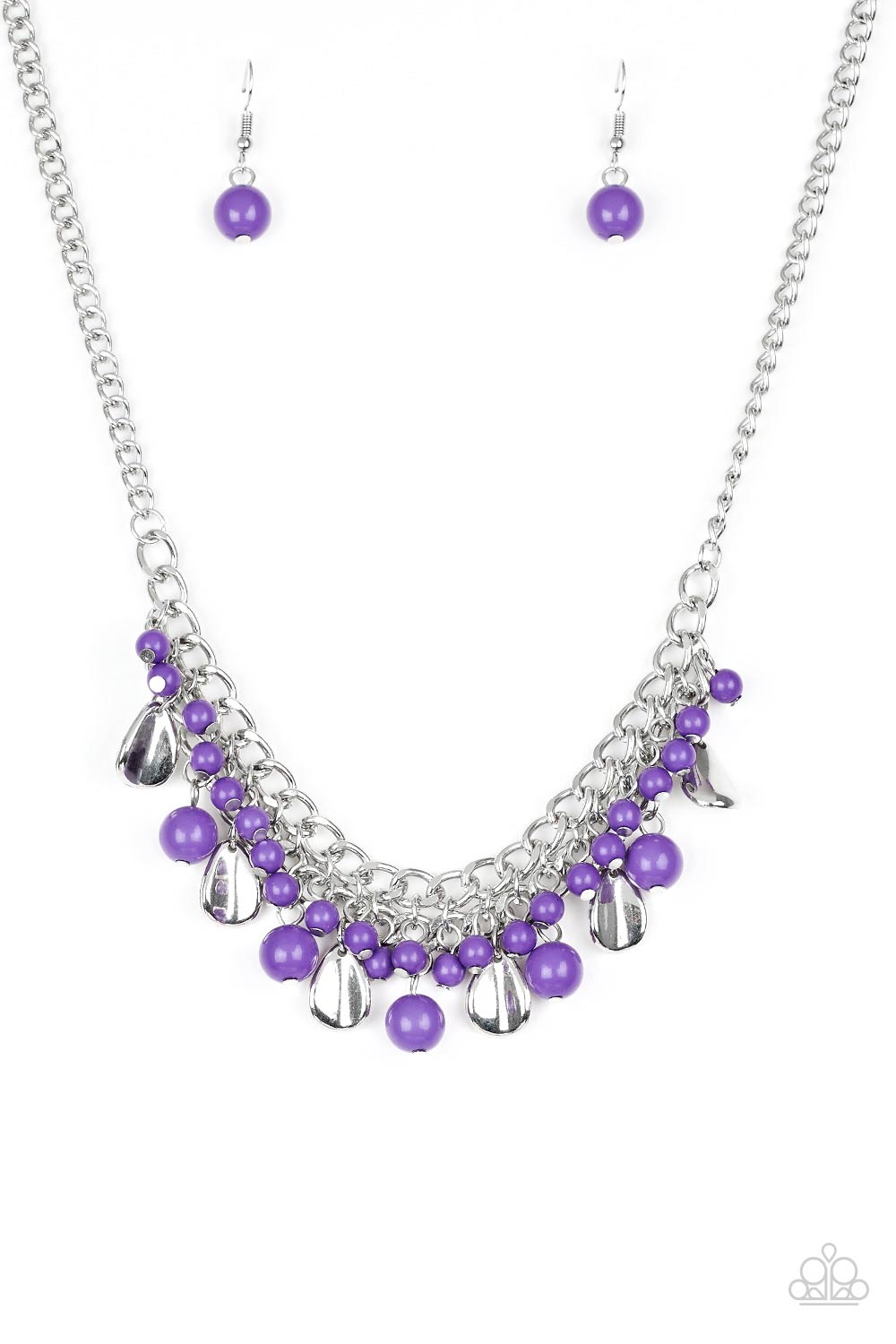 Summer Showdown Purple Necklace