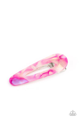 Walking On Hair Pink Hair Clip