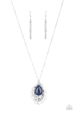 Load image into Gallery viewer, Titanic Trinket Blue Necklace