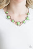 Load image into Gallery viewer, Make a Point Green Necklace