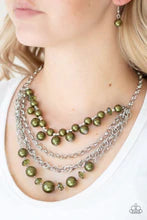 Load image into Gallery viewer, Rockin Rockette Green Necklace