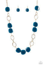 Load image into Gallery viewer, Posh Promenade Blue Necklace