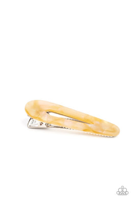 Walking On Hair Yellow Hair Clip