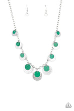 Load image into Gallery viewer, The Cosmos are Calling Green Necklace