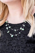 Load image into Gallery viewer, Pebble Posh Green Necklace