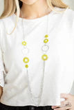 Load image into Gallery viewer, Tropical Sunsets Green Necklace