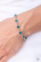 Load image into Gallery viewer, Hold On to Your Sparkle Blue Bracelet