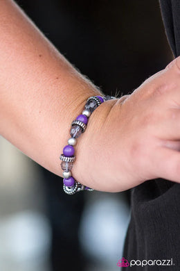 Colors Speak Louder than Words Purple Bracelet