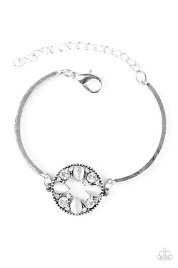 A Moonwalk in the Park White Bracelet