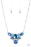 Load image into Gallery viewer, Cosmic Coronation Blue Necklace