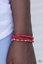 Load image into Gallery viewer, Living Off the Land Red Bracelet