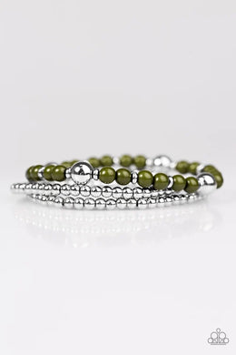 Colorfully Classy Green Bracelet
