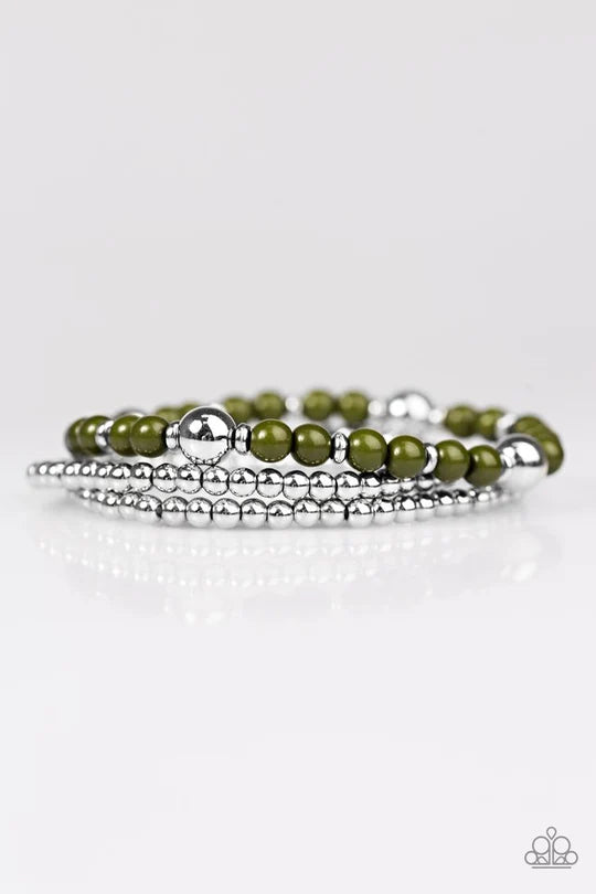 Colorfully Classy Green Bracelet