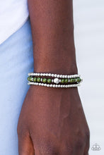 Load image into Gallery viewer, Colorfully Classy Green Bracelet
